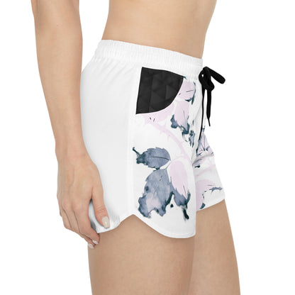 ShireClouds | PastelLeaf Pink - Casual Gym Shorts