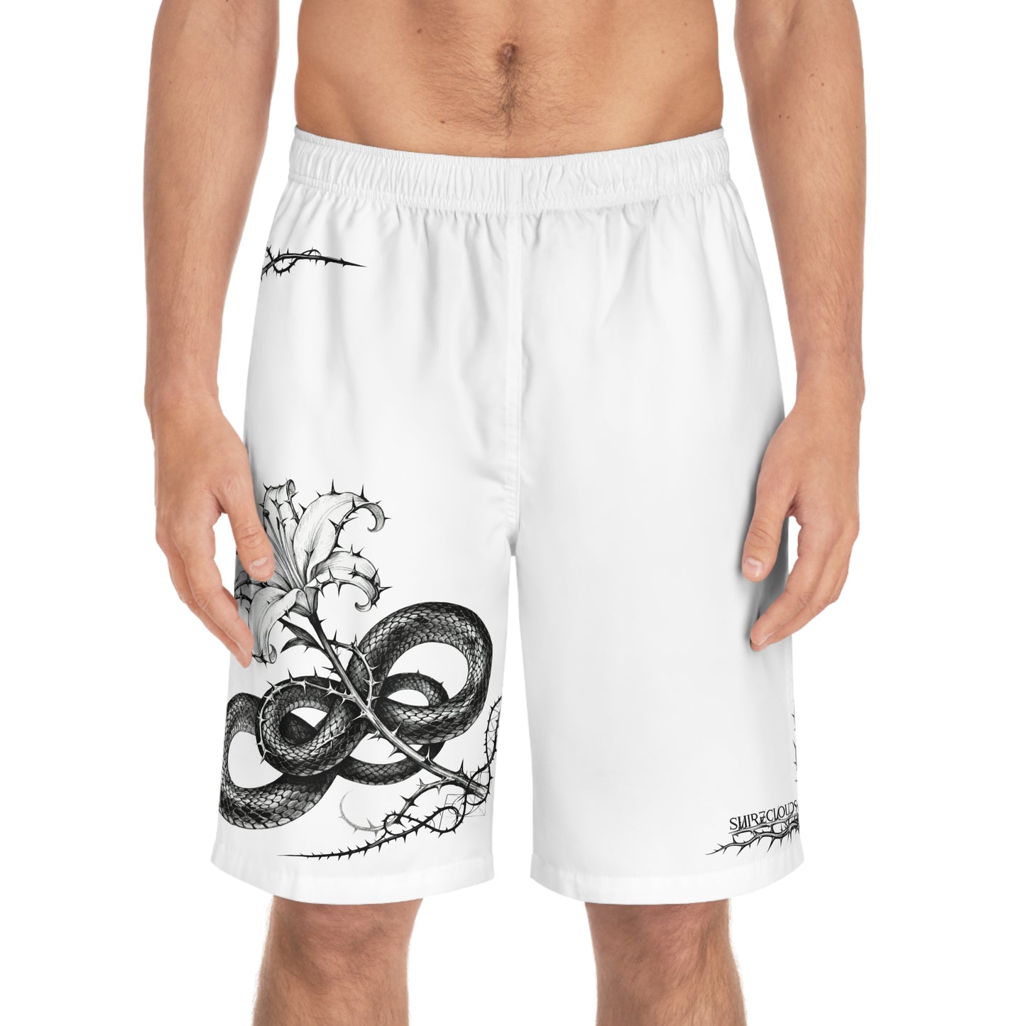 ShireClouds | Premium - SnakeLily Board Shorts