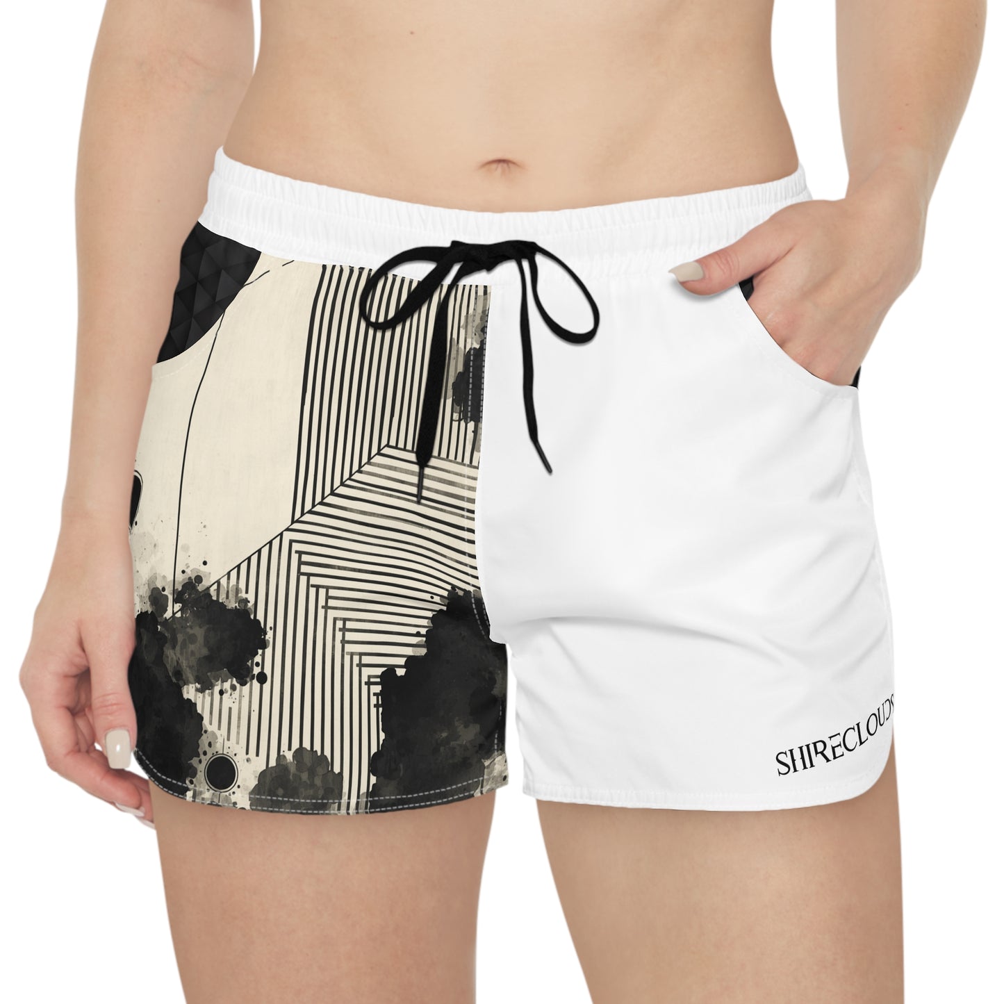 ShireClouds | AbstractPaint - Casual Gym Shorts