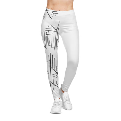 ShireClouds | GeoLines - Casual Gym Leggings