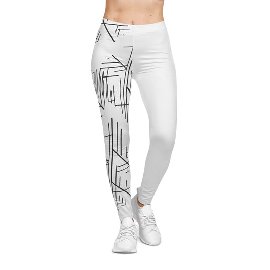 ShireClouds | GeoLines - Casual Gym Leggings