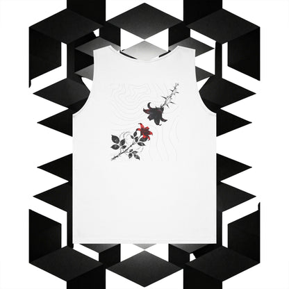 Shireclouds | Premium - BloodyNight Lily Oversized Tank Top