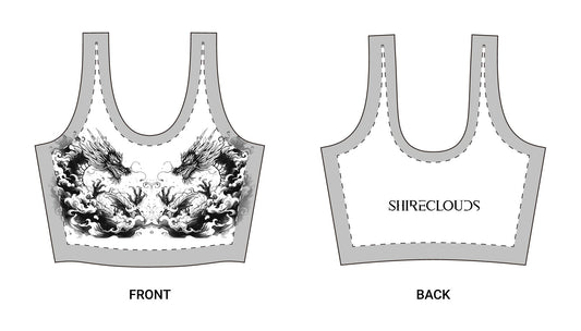 ShireClouds | Sports Bra — InkDragon GymWear
