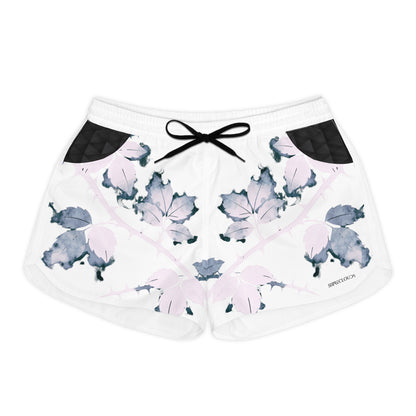 ShireClouds | PastelLeaf Pink - Casual Gym Shorts