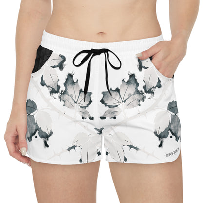 ShireClouds | PastelLeaf Pink - Casual Gym Shorts